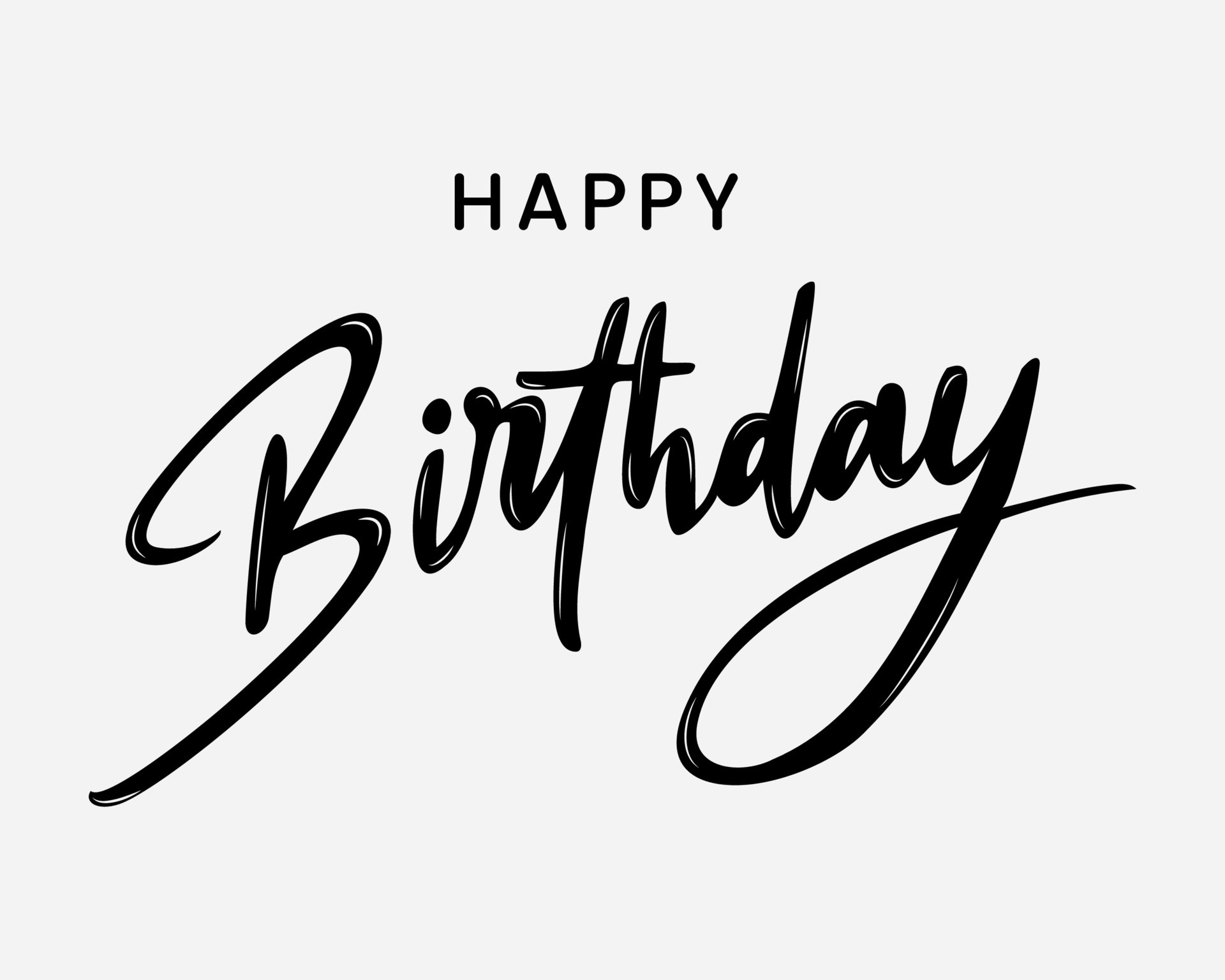 Happy birthday lettering 10741177 Vector Art at Vecteezy