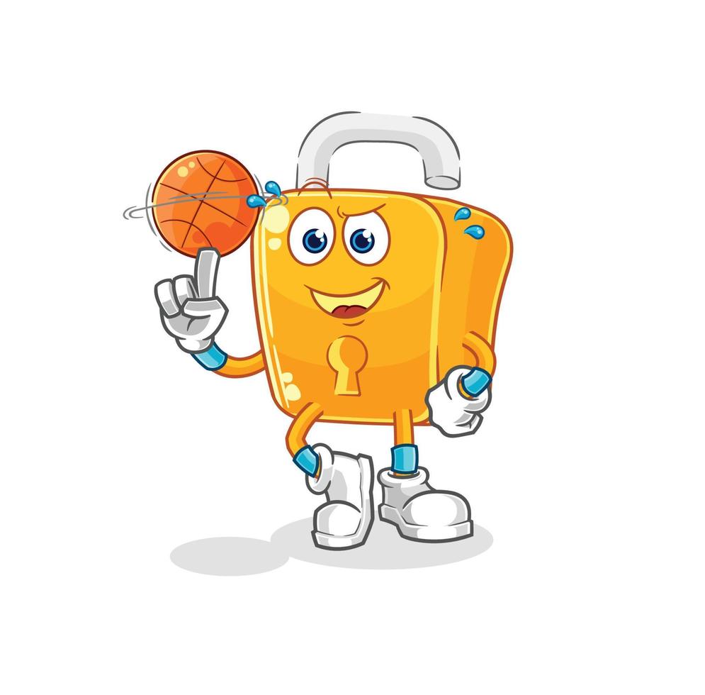 padlock character vector