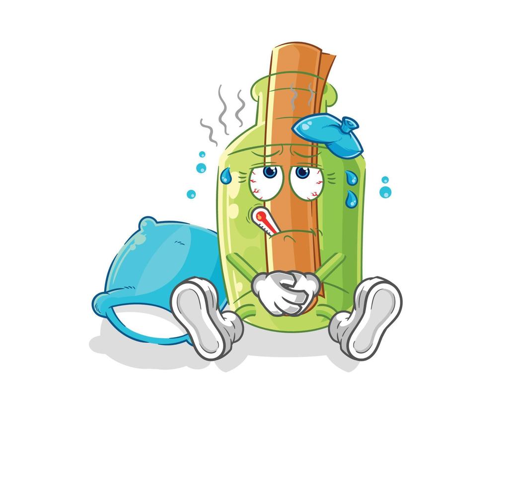 message in a bottle vector