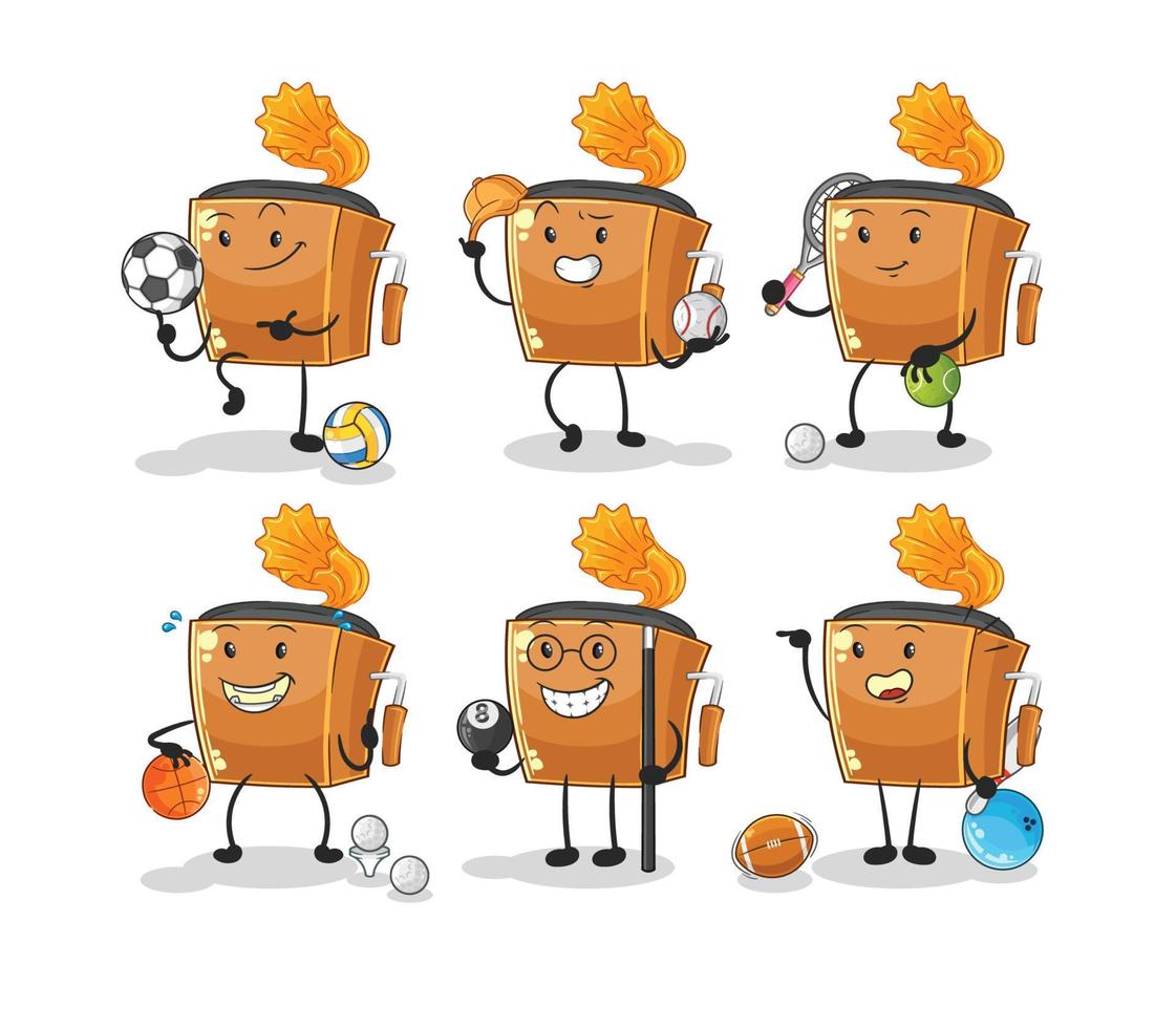 record player cartoon vector