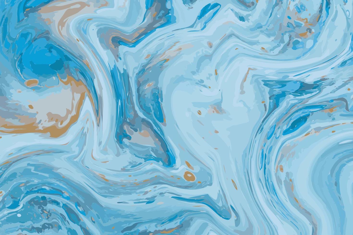 Abstract colorful marble fluid metalic liquid background design. vector