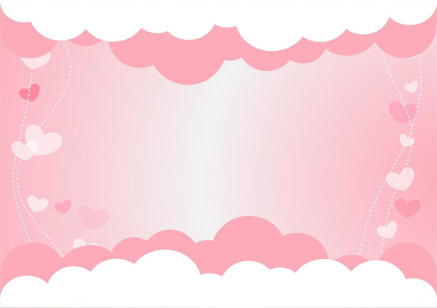 Happy valentines day concept background Illustration made of vector