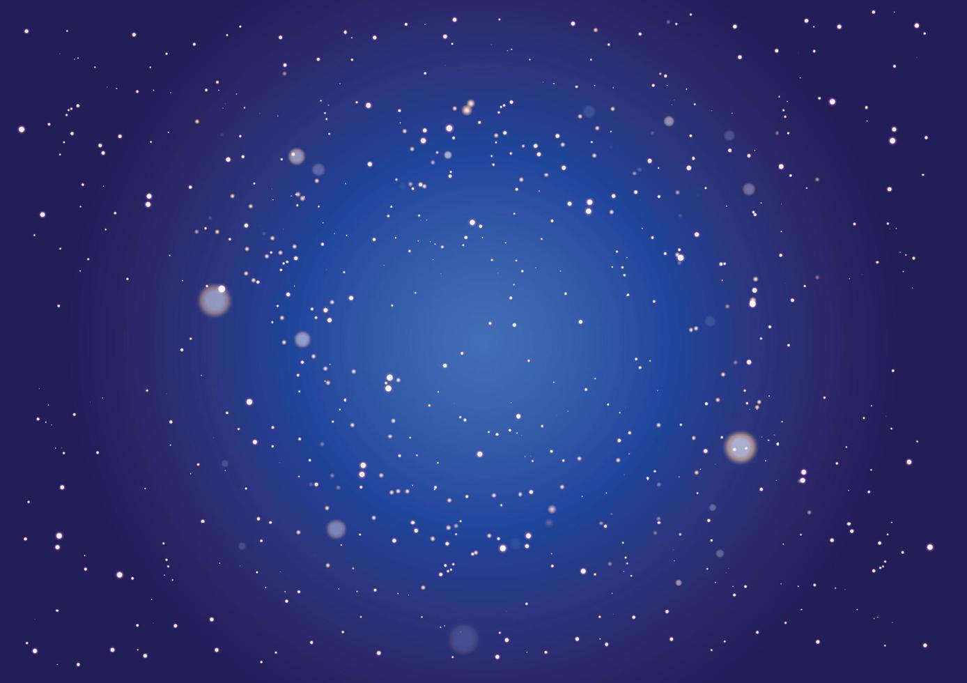 fondo azul con hermosas estrellas brillan a partir de vectores. vector