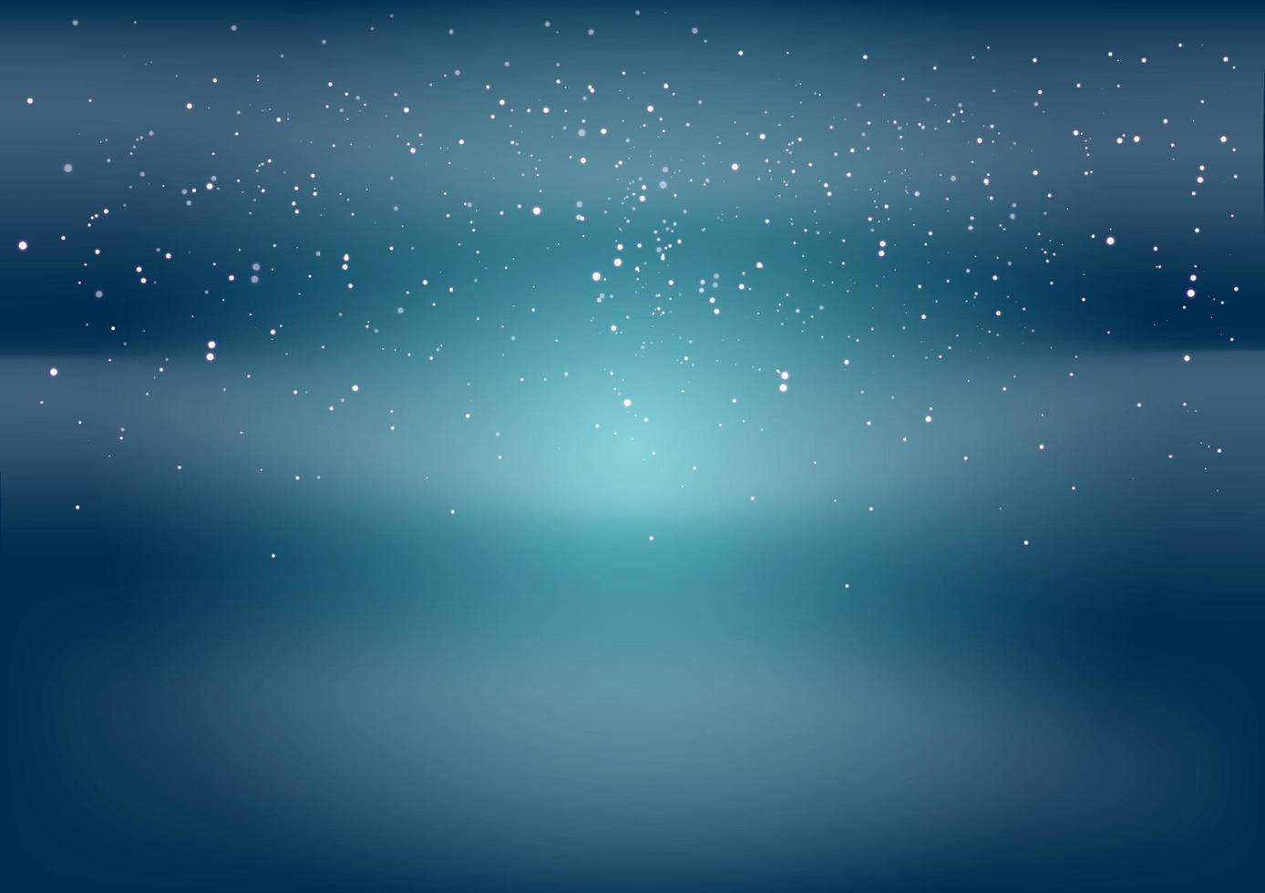 Blue and black background with white stars and dots made from vector. vector