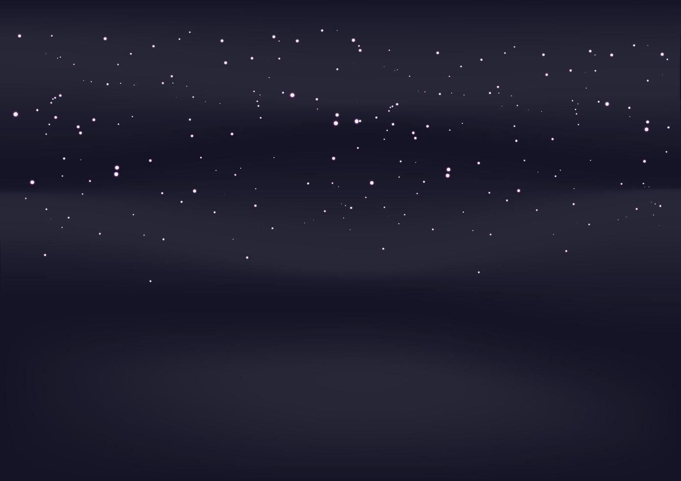 The starry sky at night, Vector