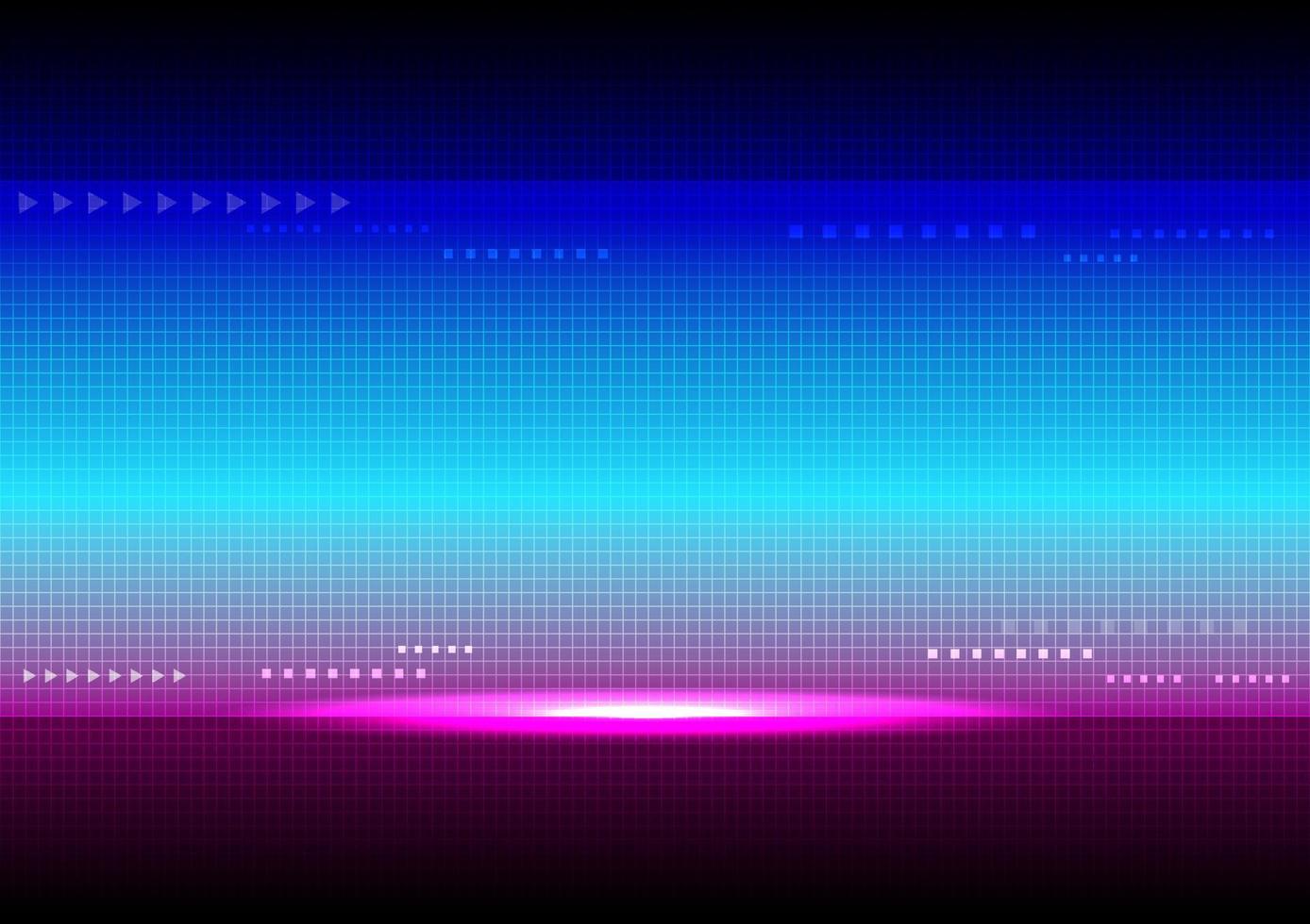 tecnología de fondo abstracto de color azul y rosa. vector