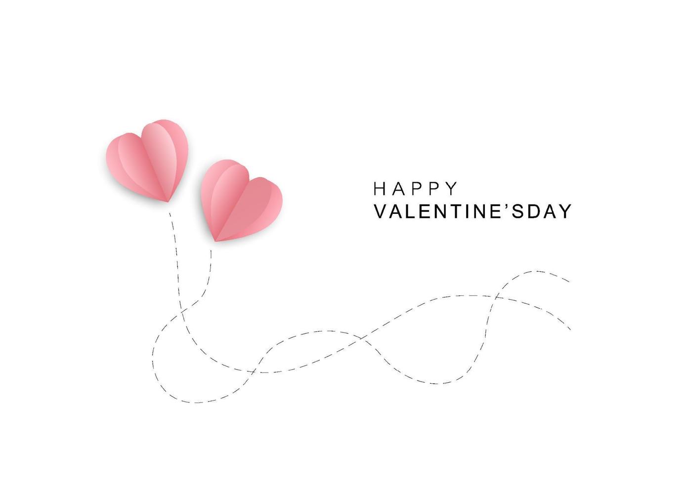 White background for valentine festival and wedding vector