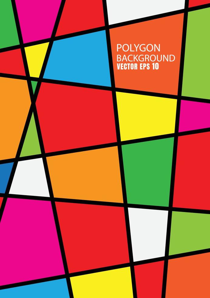 verde, rosa, amarillo, azul, blanco geométrico arrugado triangular bajo estilo degradado ilustración fondo gráfico. diseño poligonal vectorial para su negocio. vector