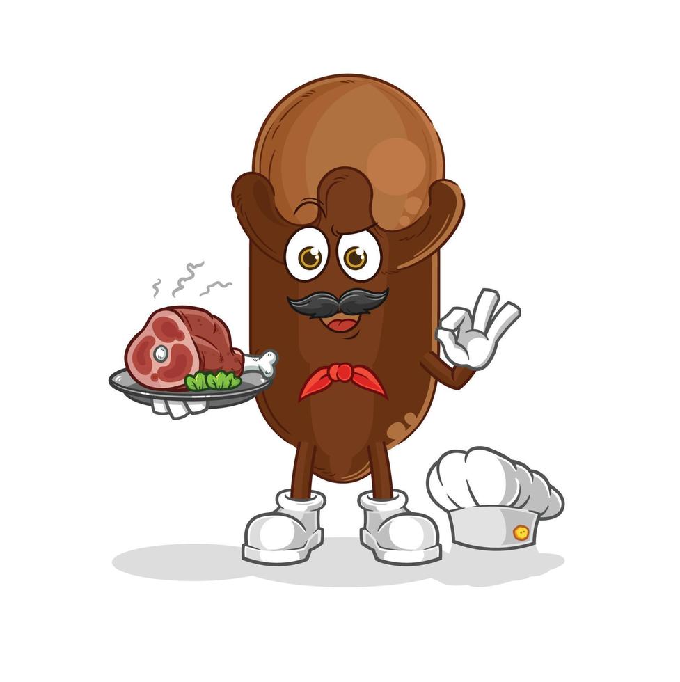 clove mascot vector