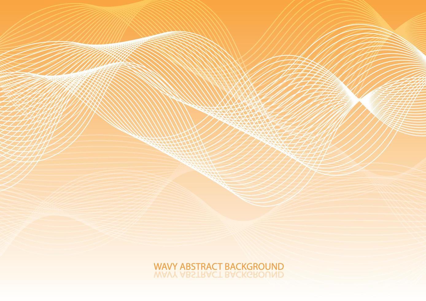 Wavy abstract background. vector