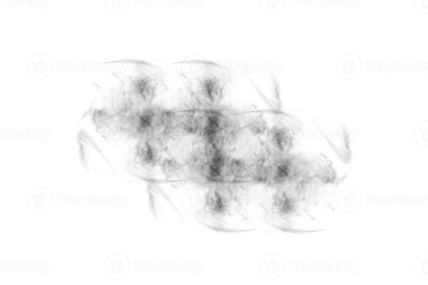 Textured Smoke,Abstract black,isolated on white background photo