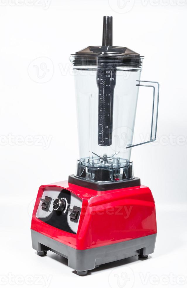 Red Electric Blender Isolated on white background photo