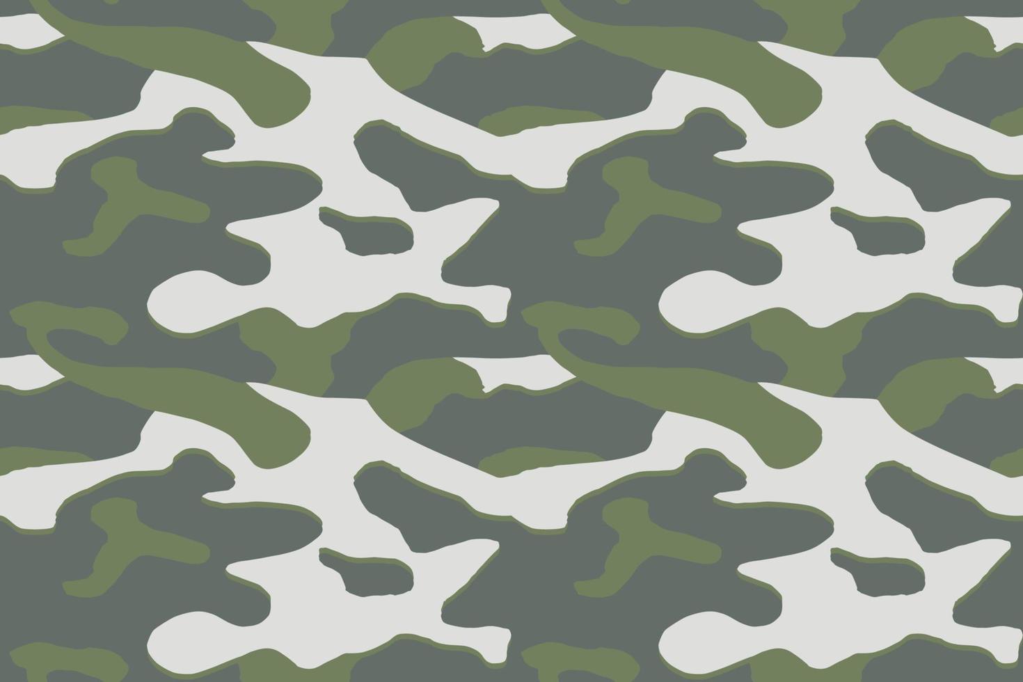 fondo plano de textura de patrón de camuflaje militar del ejército. vector