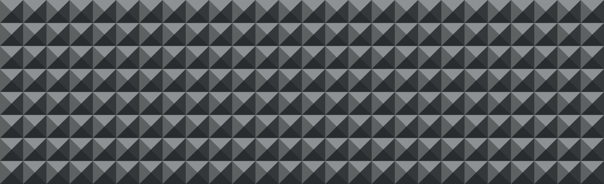 Abstract panoramic web background black squares - Vector