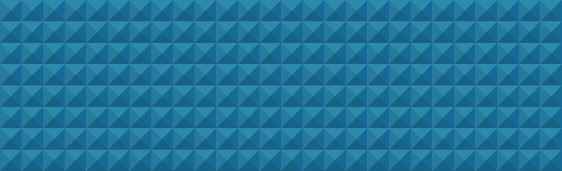 Abstract panoramic web background blue squares - Vector