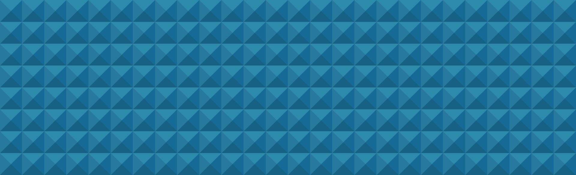 Abstract panoramic web background blue squares - Vector