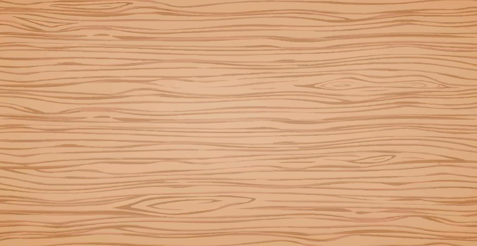 Panoramic texture of light wood with knots - Vector