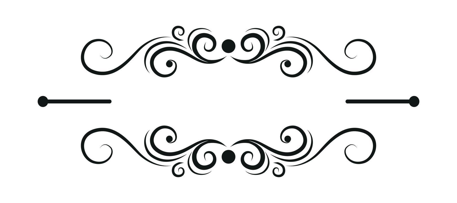 Blank template for text, isolated text box, vector ornaments 10743911