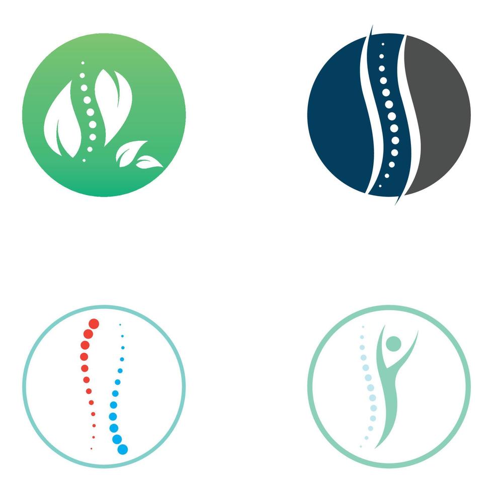 Spine diagnostics symbol vector