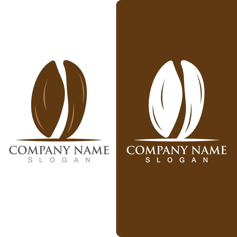 coffee bean icon vector