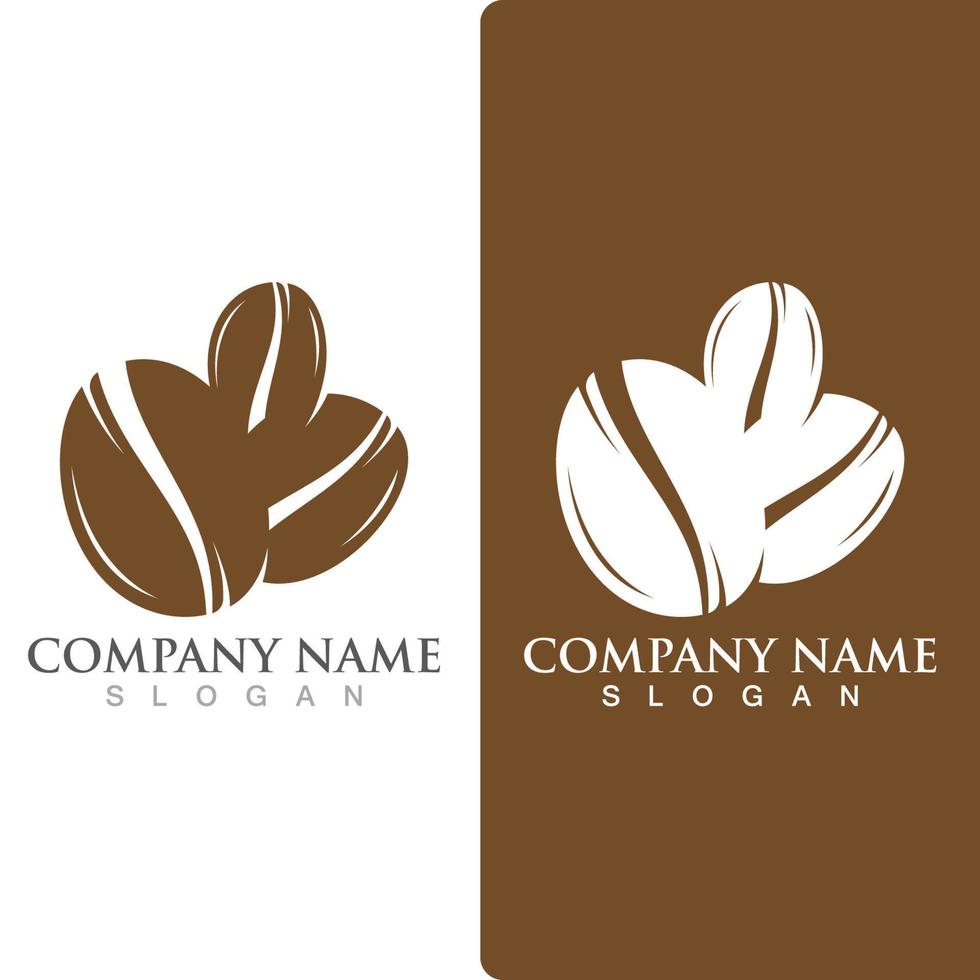 coffee bean icon vector
