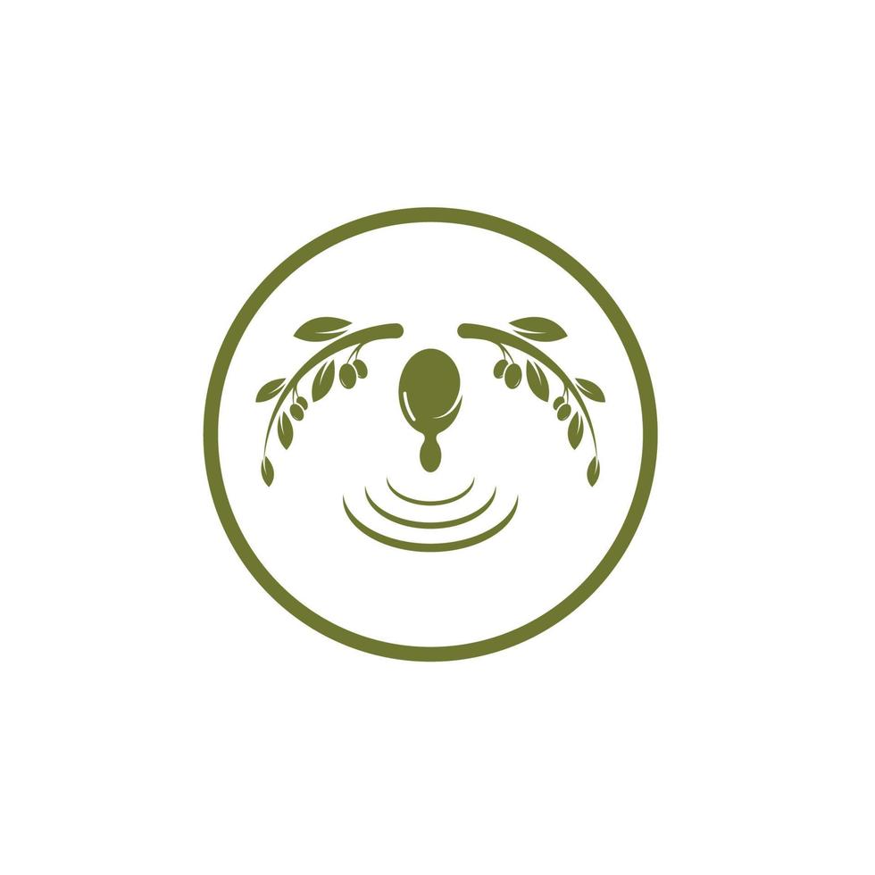 Olive tree vector illustration