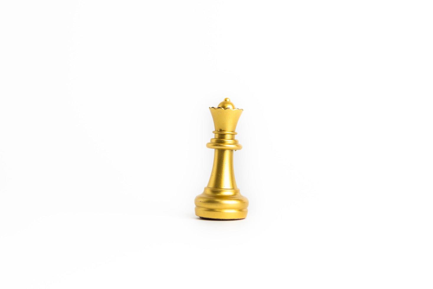 chess game gold isolated on white background. photo