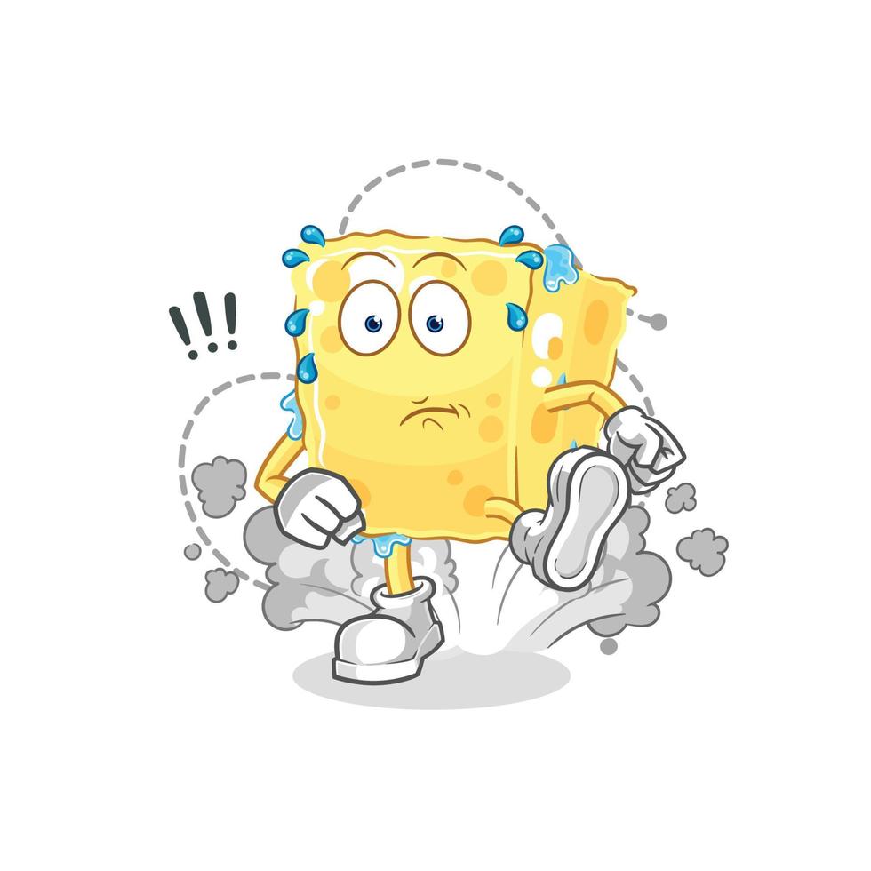 sponge mascot vector