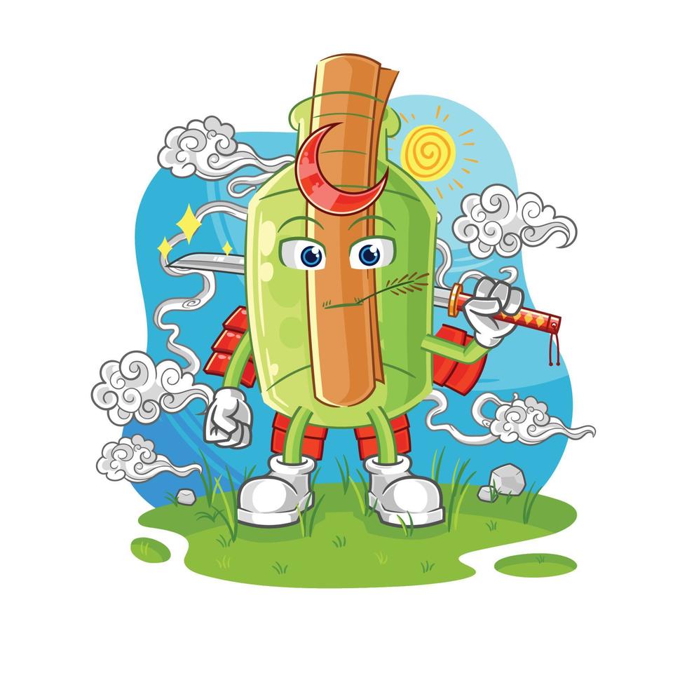 message in a bottle cartoon vector