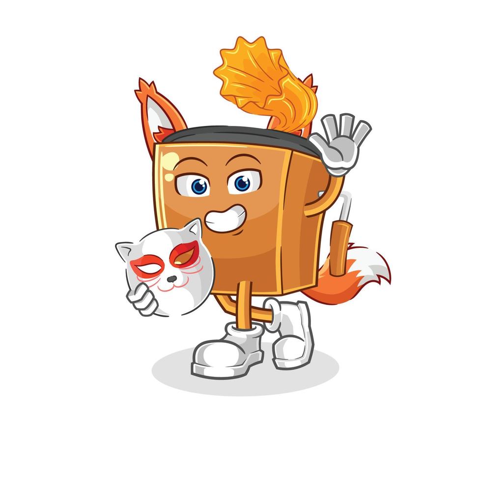 record player illustration character vector