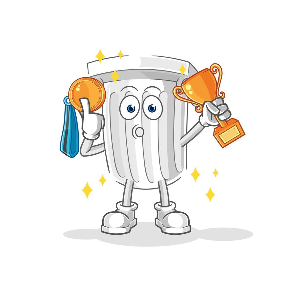 roman pillar cartoon character vector