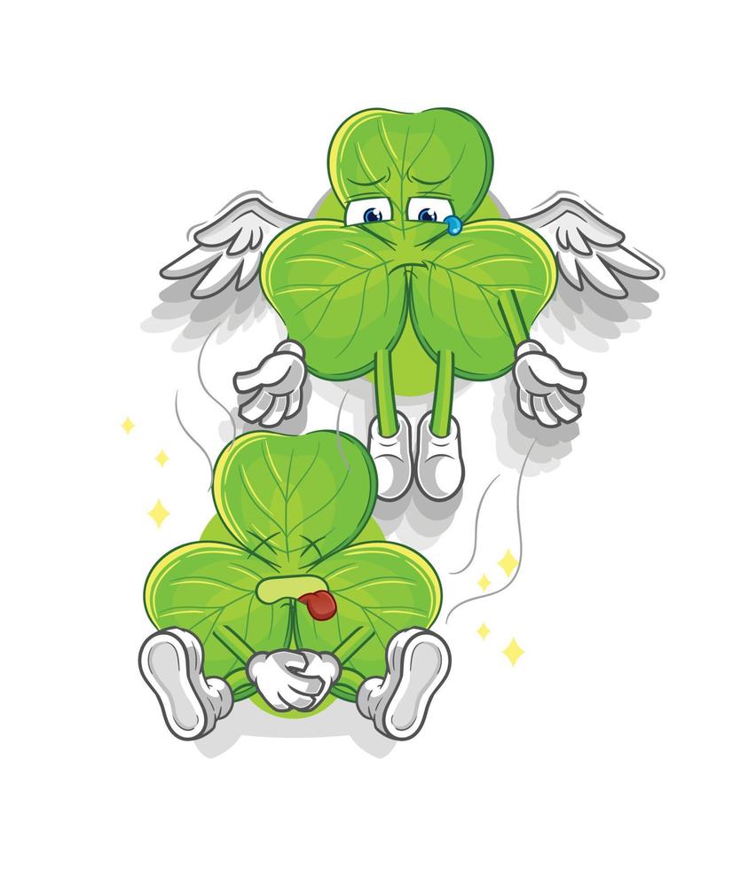 clover cartoon character vector