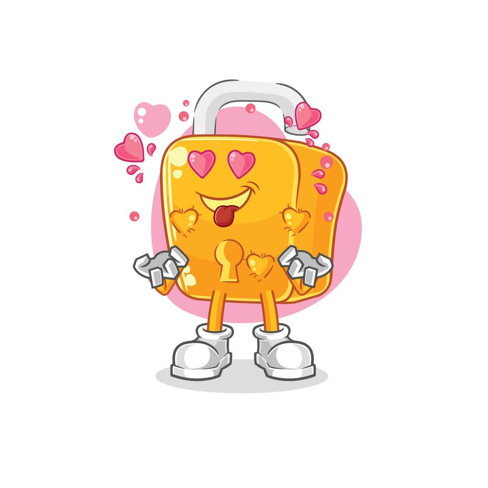 padlock character vector