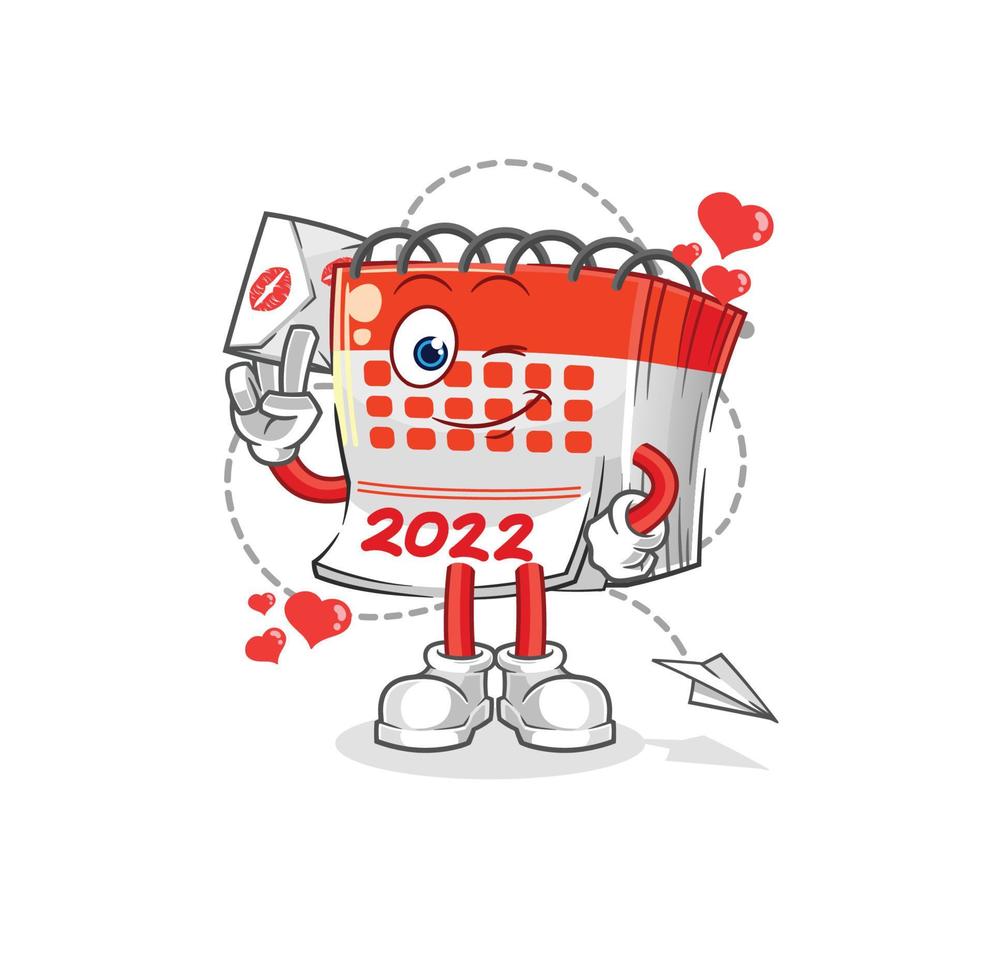 calender cartoon vector