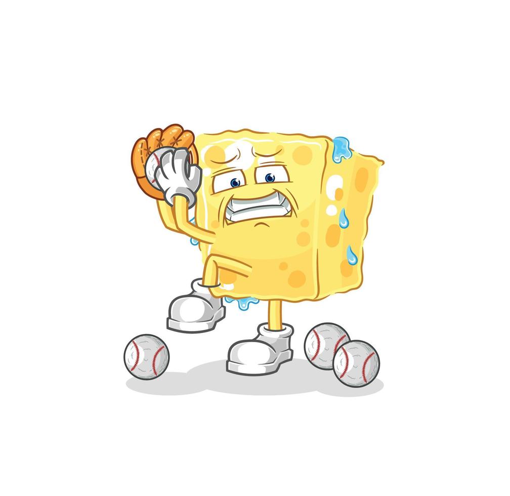 sponge mascot vector