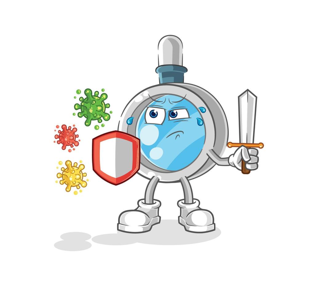 magnifying glass cartoon vector