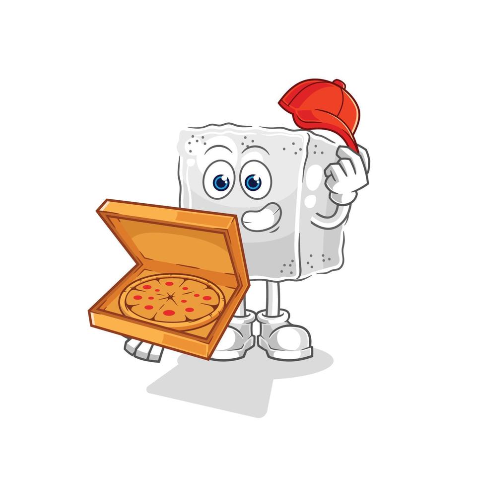 sugar cube cartoon vector