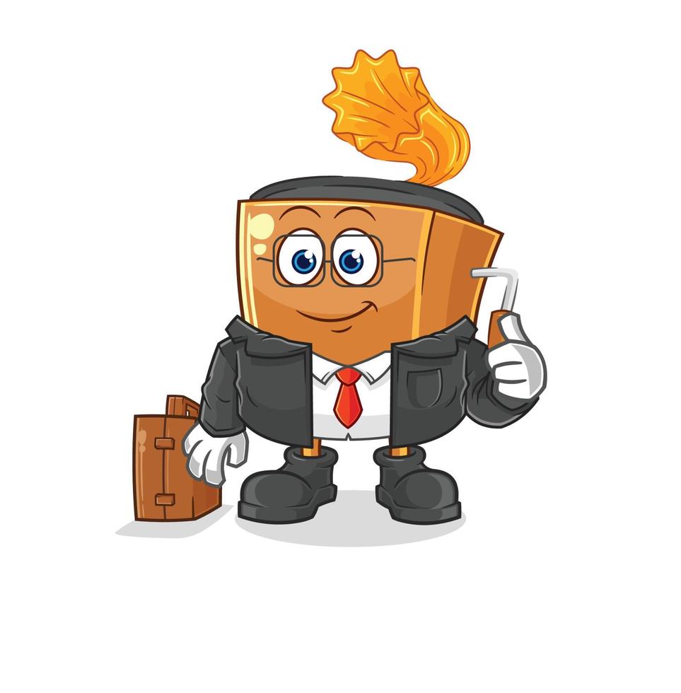 record player mascot vector