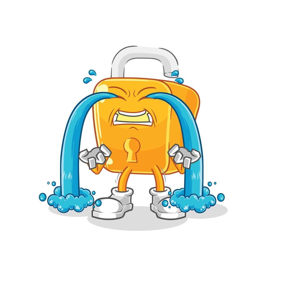 padlock character vector