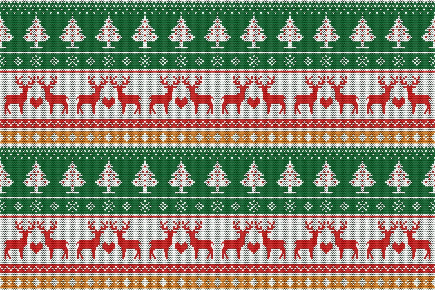 Seamless Knitting pattern vector