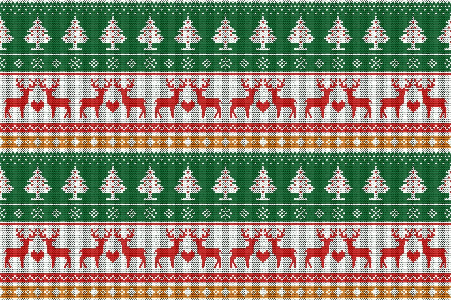 Seamless Knitting pattern vector