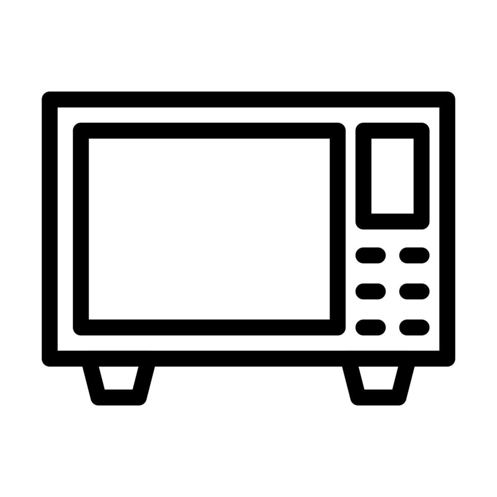 Microwave Icon Design vector