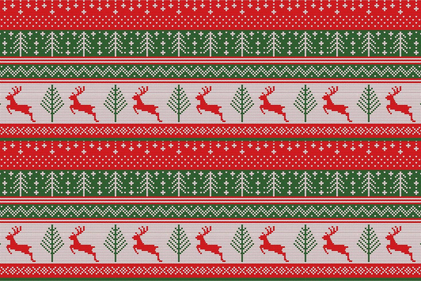 Sweater Design Seamless knitting pattern vector