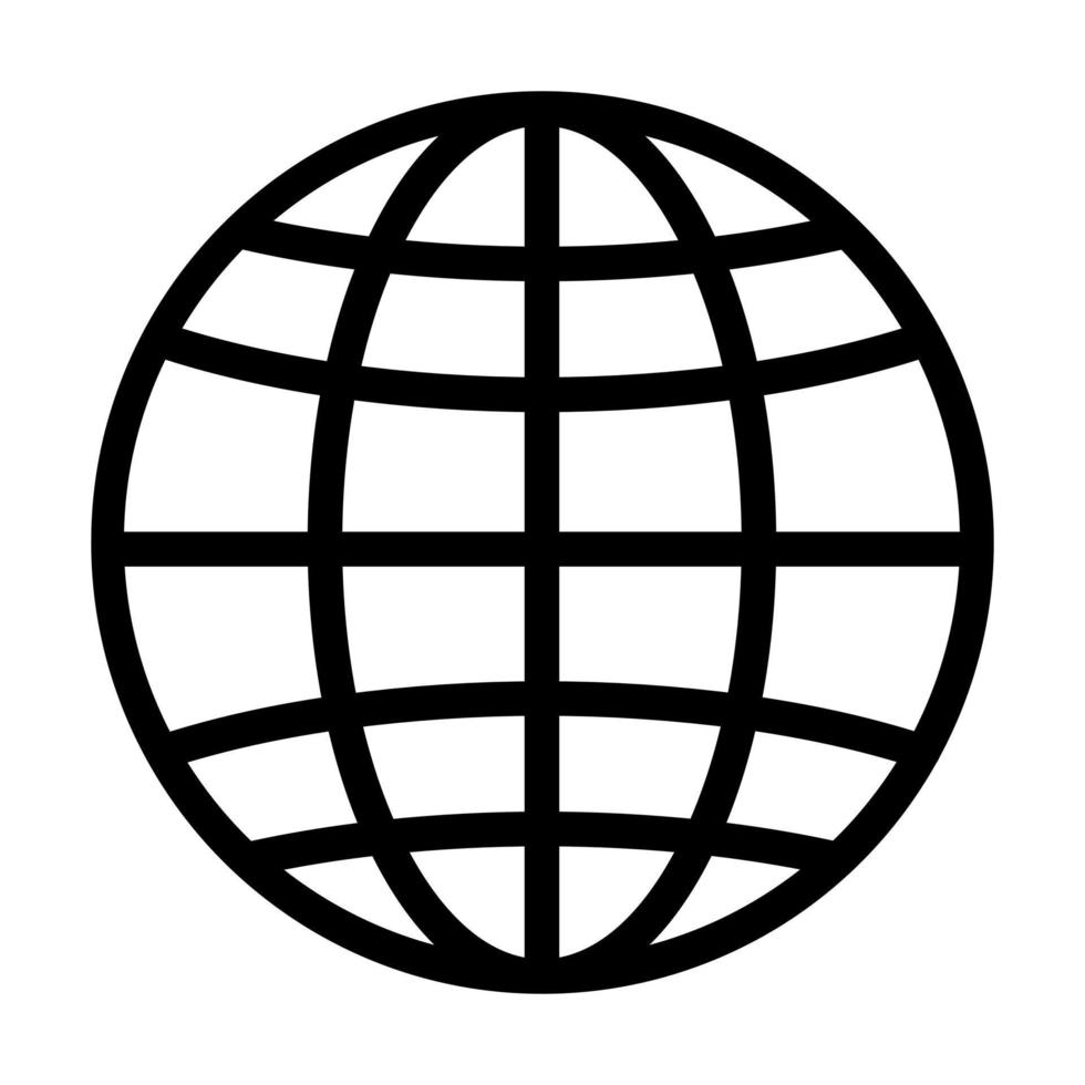 diseño de icono de envío mundial vector