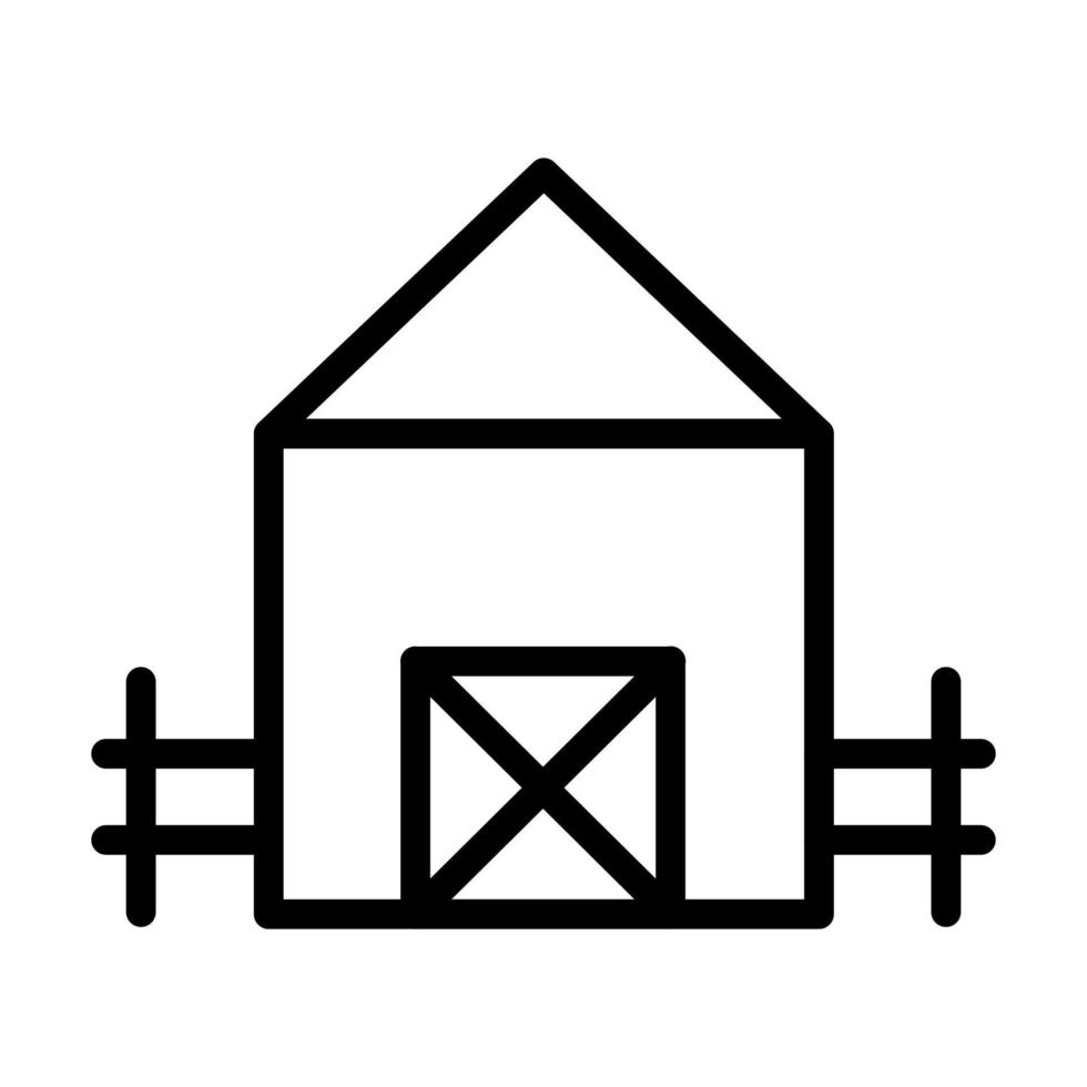 diseño de icono de granero vector