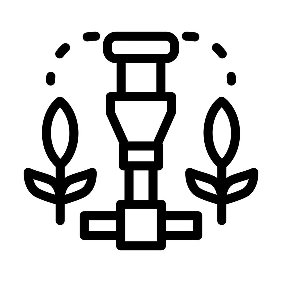 Irrigation System Icon Design vector