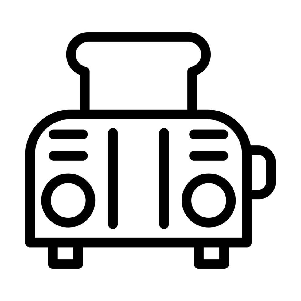 Toaster Icon Design vector