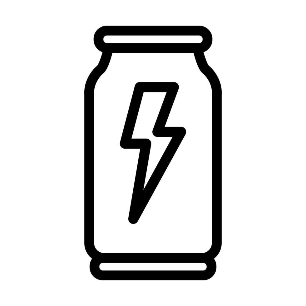 diseño de icono de bebida energética vector