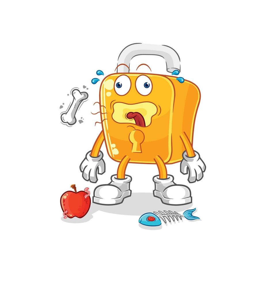 padlock character vector