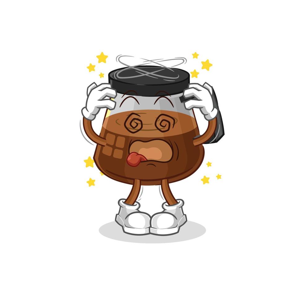 coffee machine vector character